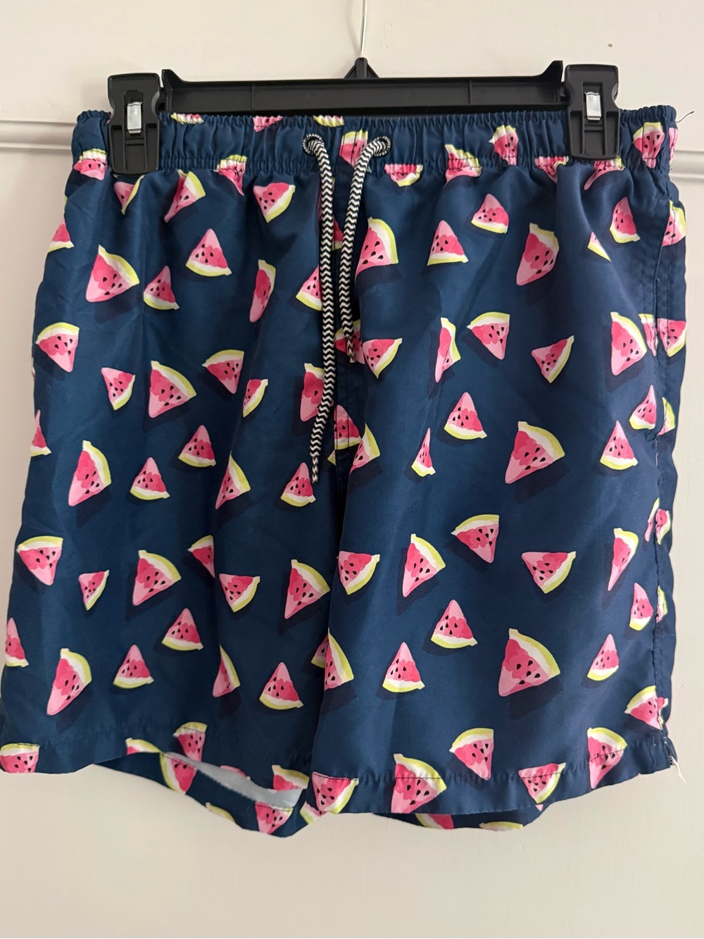 Boys Franks Swim Shorts with Pink Watermelon Print